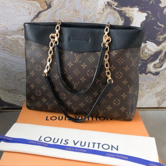 Louis Vuitton Handbags - Louis Vuitton Monogram Pallas Black Shopping Tote